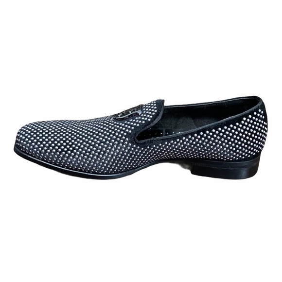 Stacy Adams Silver Stud Swagger Loafers Size 9 main image 11
